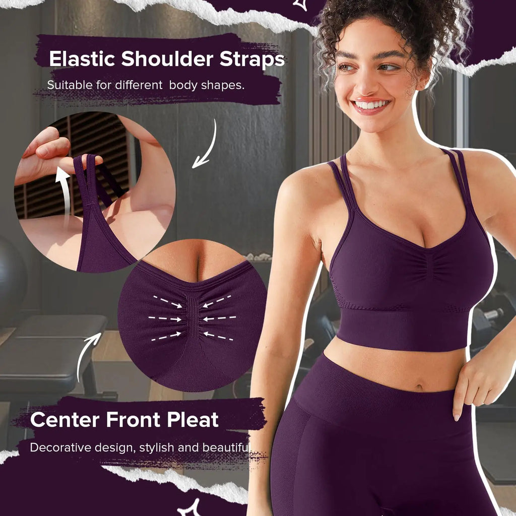 Workout Yoga Bra Top High Elasticity