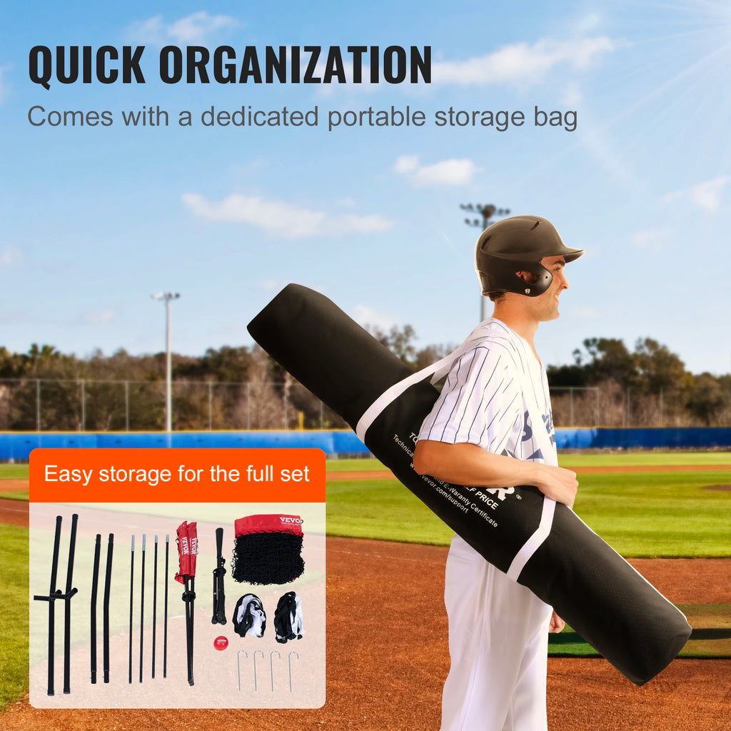 7ft x 7ft Portable Baseball  Training Net