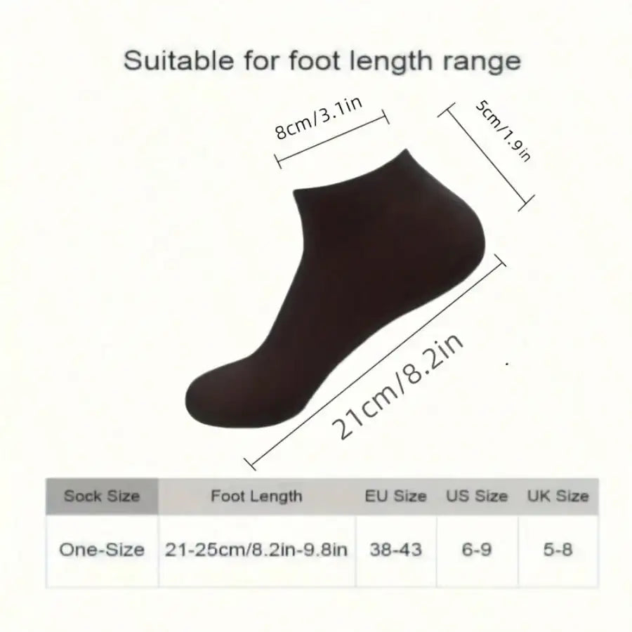 10 Pairs of Thin Unisex Ankle Socks