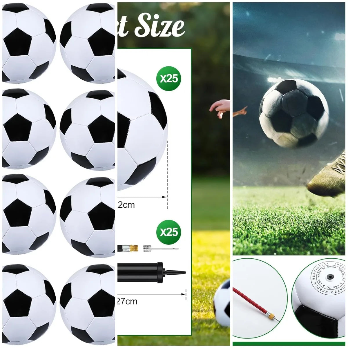 Deflated Soccer Balls Size 5
