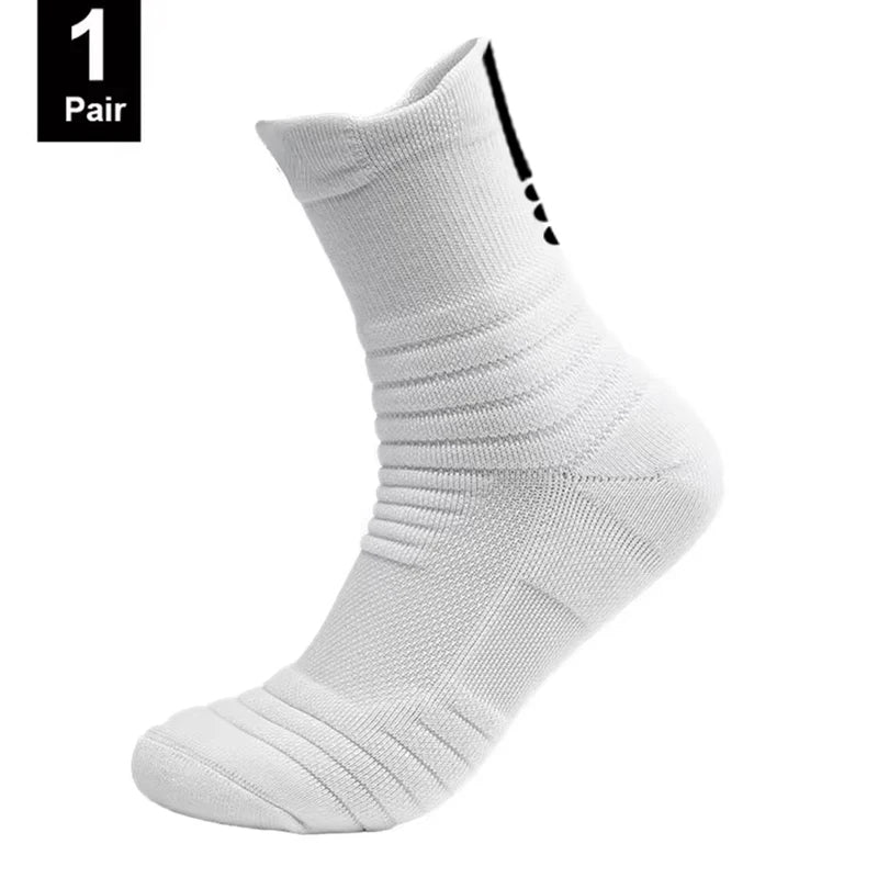 1/3 Pairs Anti-slip Football Basketball  Socks