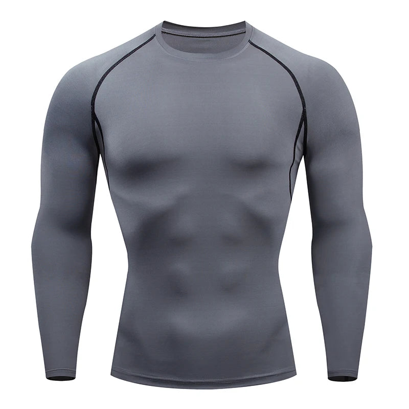 Mens Gym Compression Shirt Rashgard Fitness