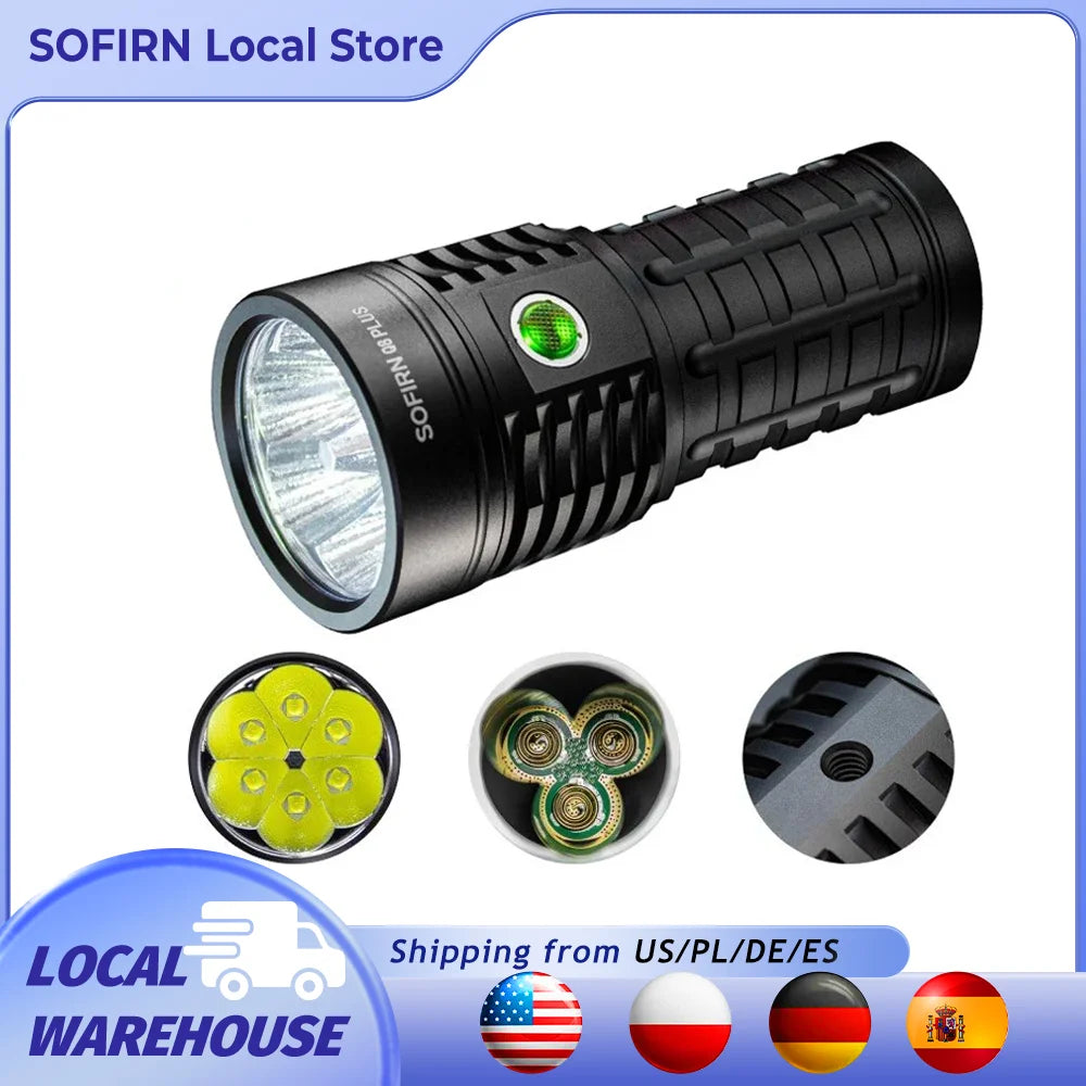 Powerful LED Flashlight 16000lm