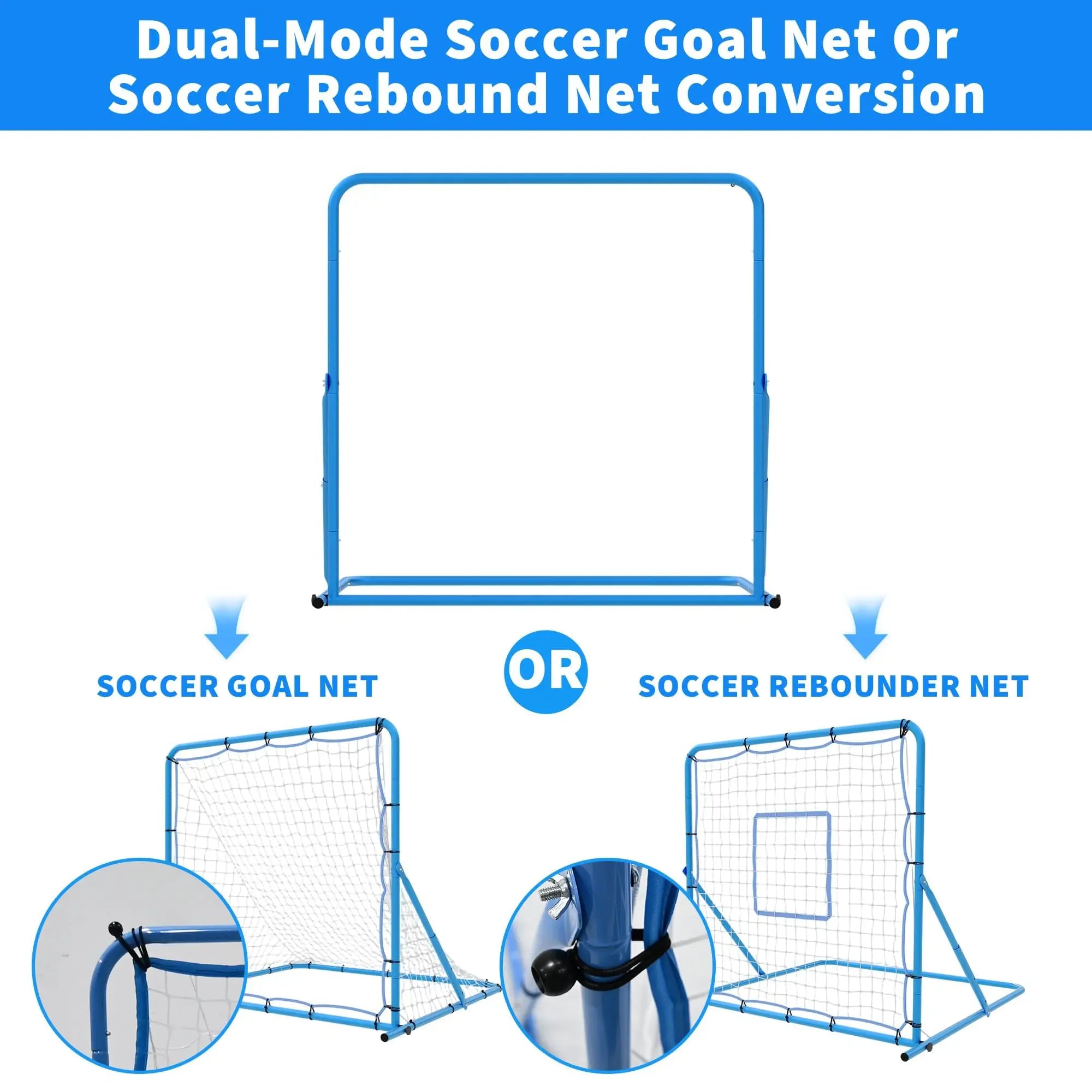 7X5 FT Soccer Rebounder Net