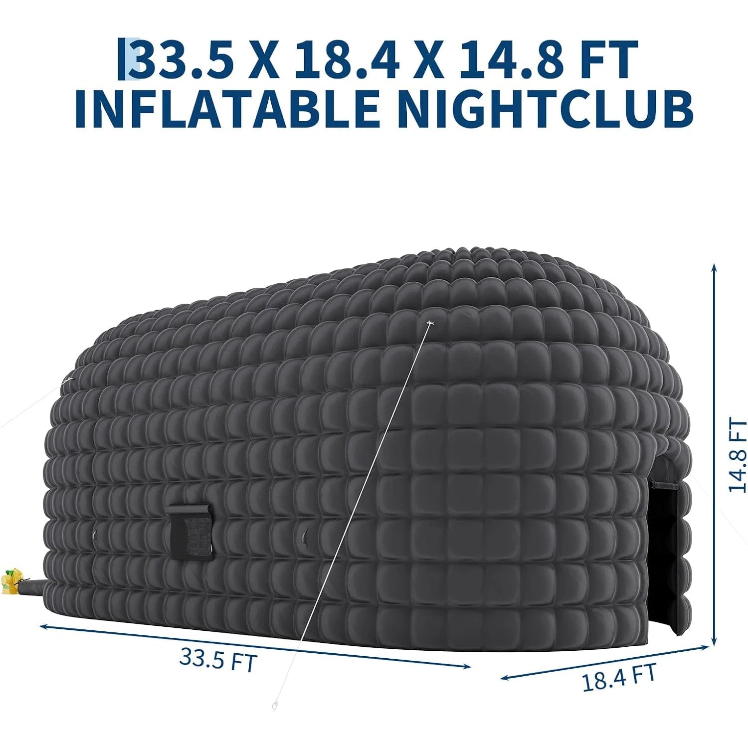Portable Inflatable Club Tent with 950W Blower