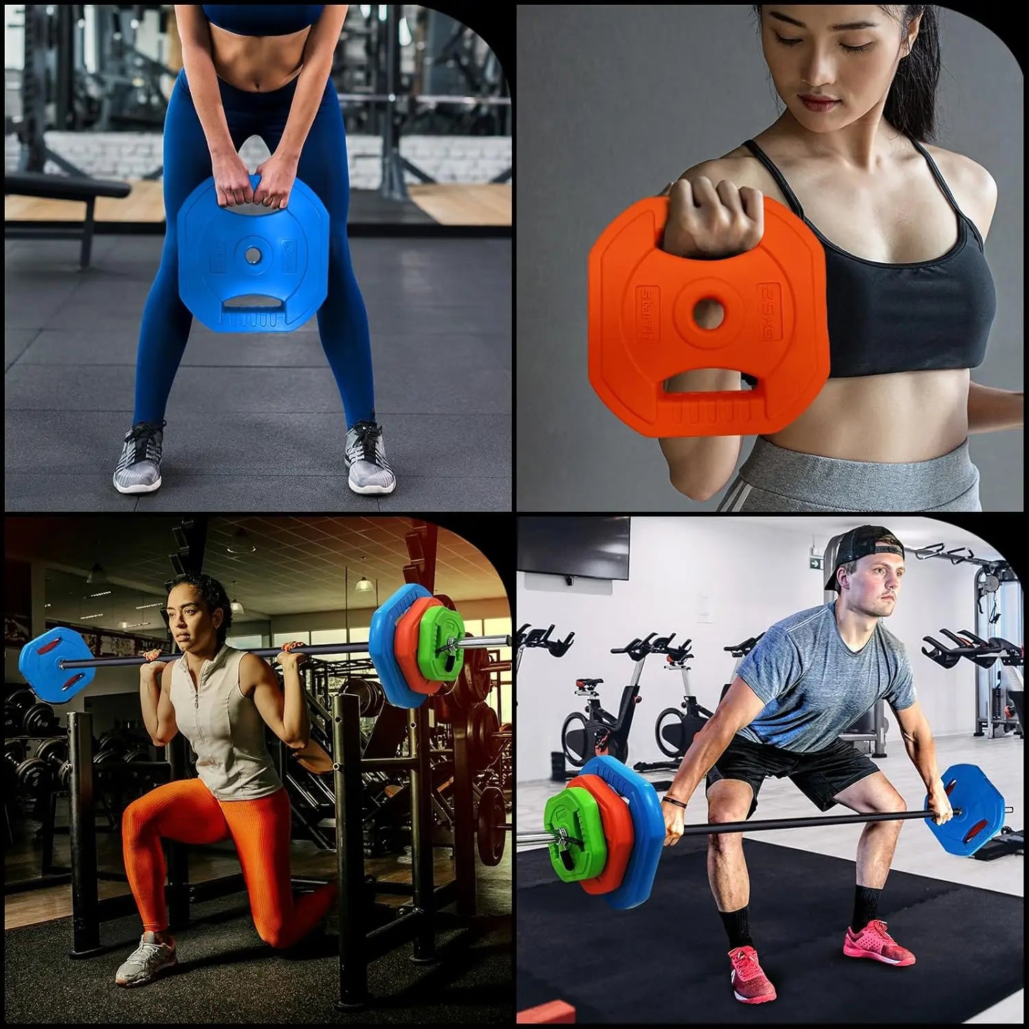 40lb /20kg Adjustable Barbell Disk Free Weights