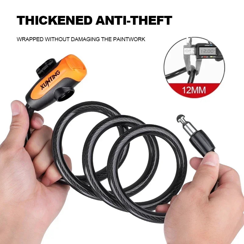 Bike Cable Lock with Mounting Bracket