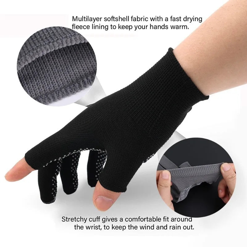 Non-slip Touchscreen Nylon Gloves Men Women