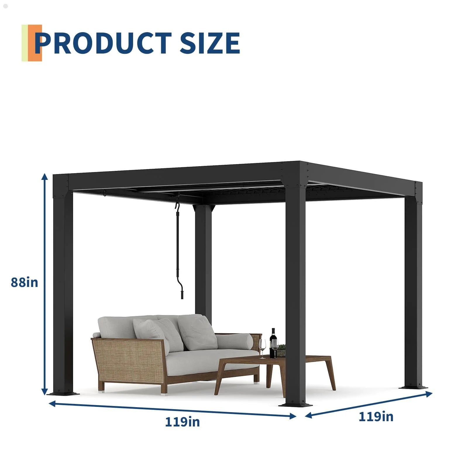 All-Weather Hardtop Gazebo With Integrated Drainage