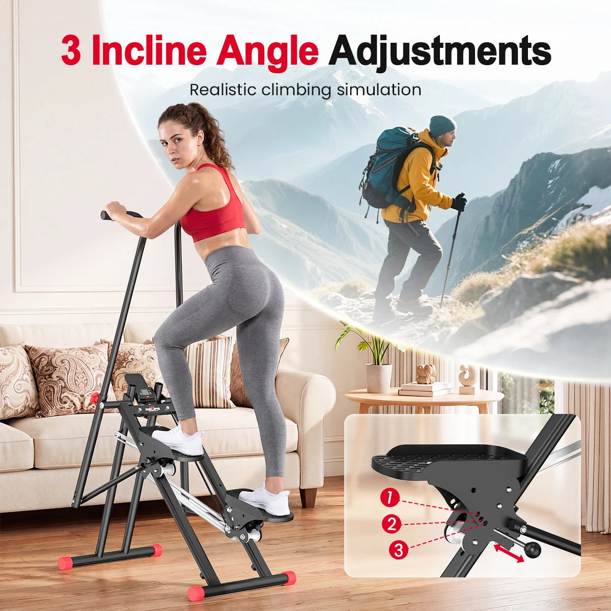 Adjustable Vertical Stair Stepper