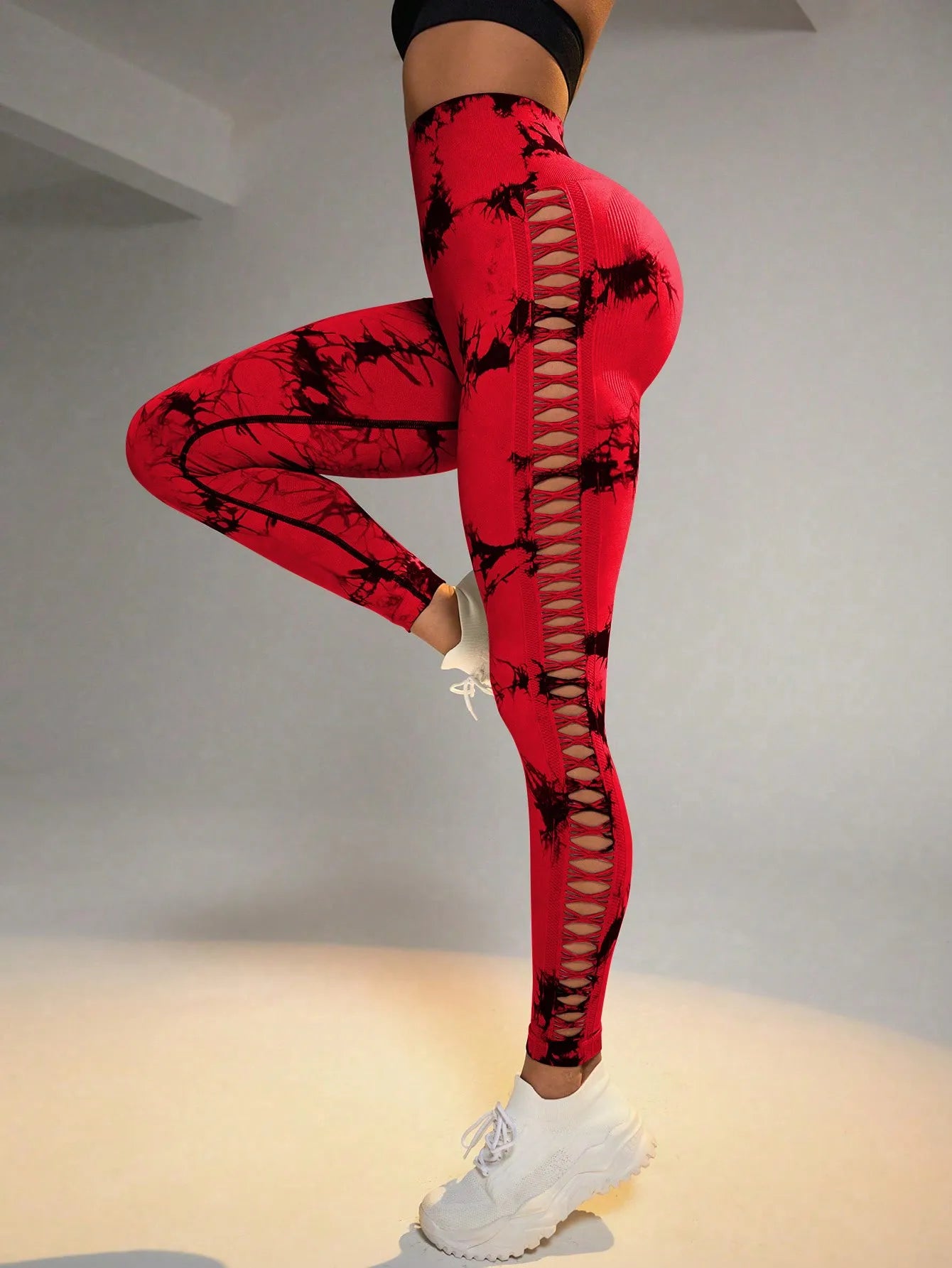 Tie Dye Seamless Leggings for Women