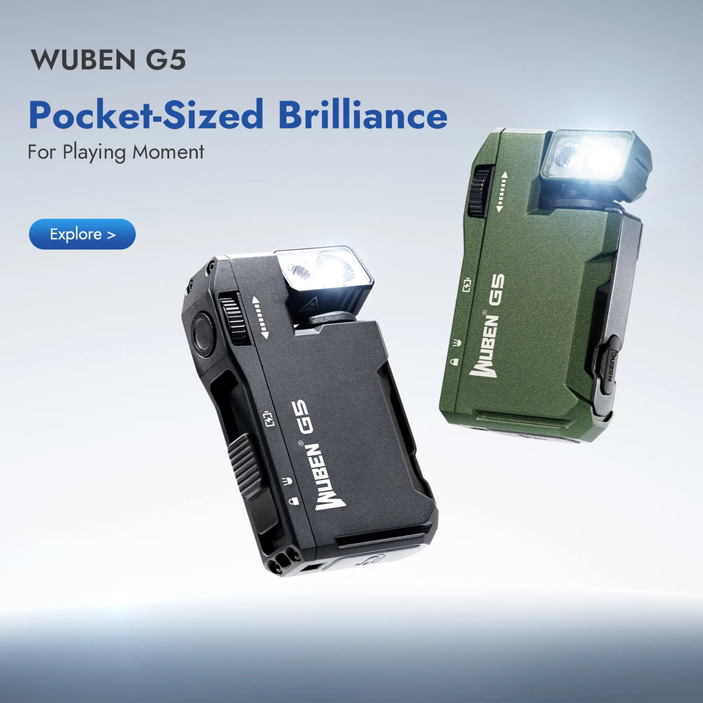 Multi-Color MagneticFlashlight 400 Lumen