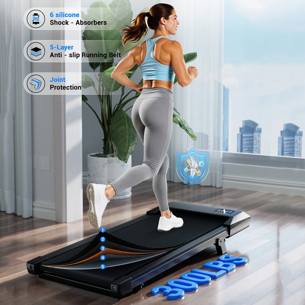 Foldable  Under Desk Treadmills  300 LBS