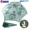 Foldable Fishing Trap Net 6 Holes