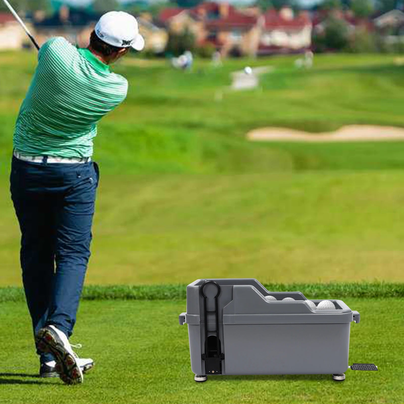 Semi-Automatic Golf Ball Dispenser