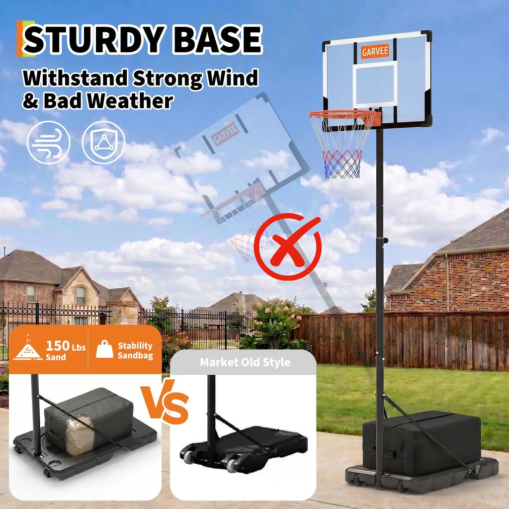 Portable Adjustable Basketball Hoop