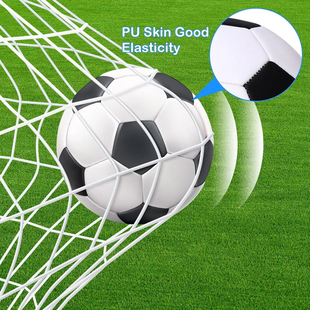 6 Pack Size 3 Machine Stitched Soccer Balls