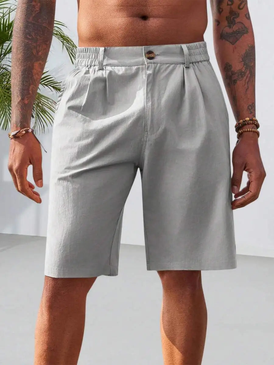 Mens Golf Shorts Flat Front