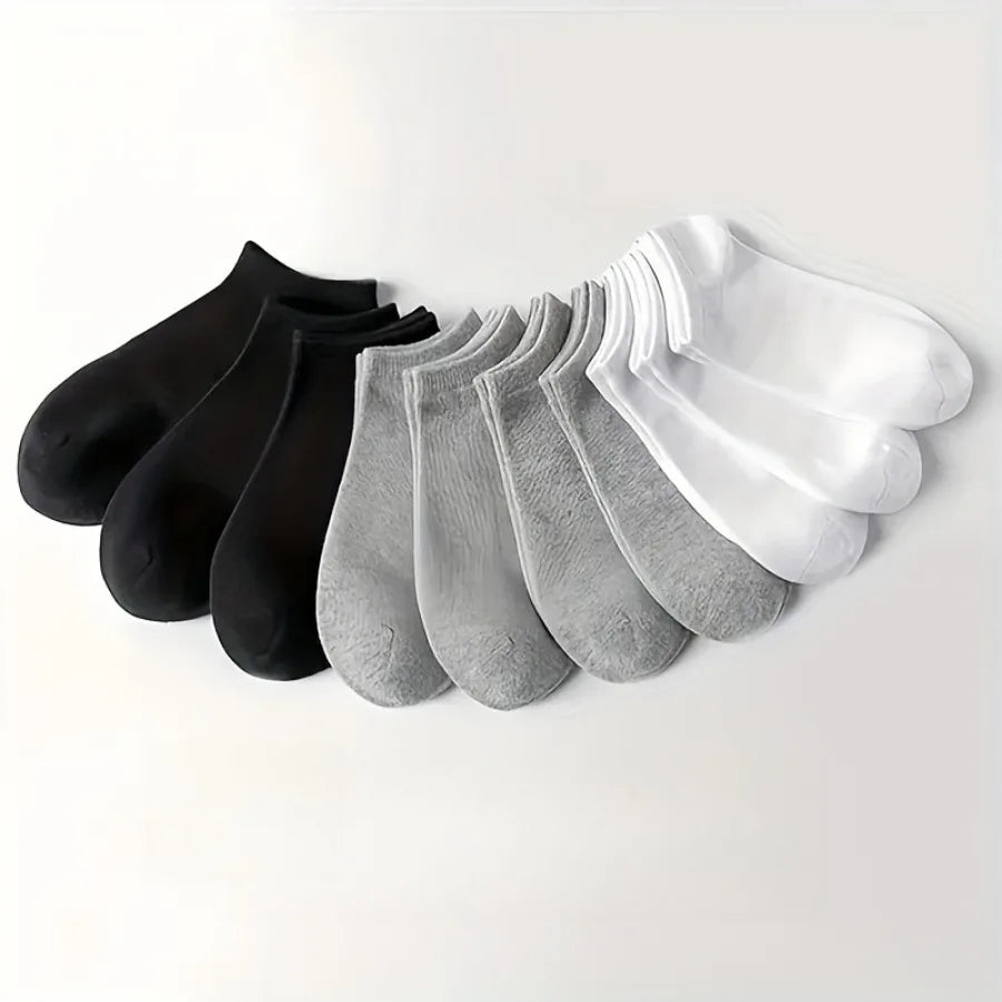 10 Pairs of Thin Unisex Ankle Socks