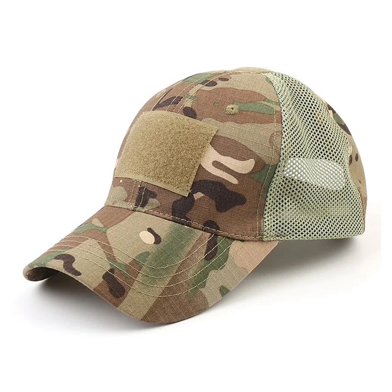 Multicam Camouflage Tactical Mesh Cap