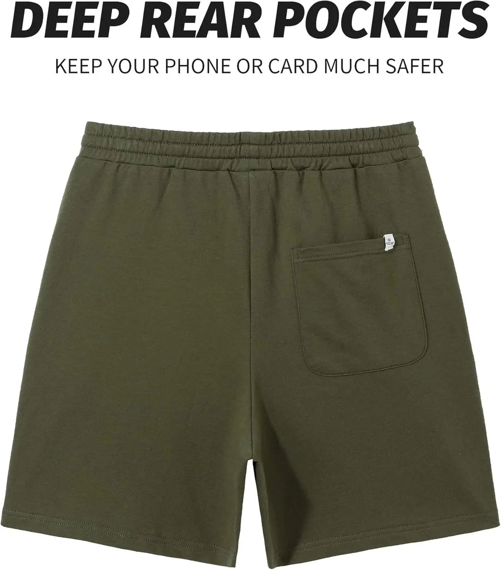 Sweat Shorts for Men 5 Inch Inseam