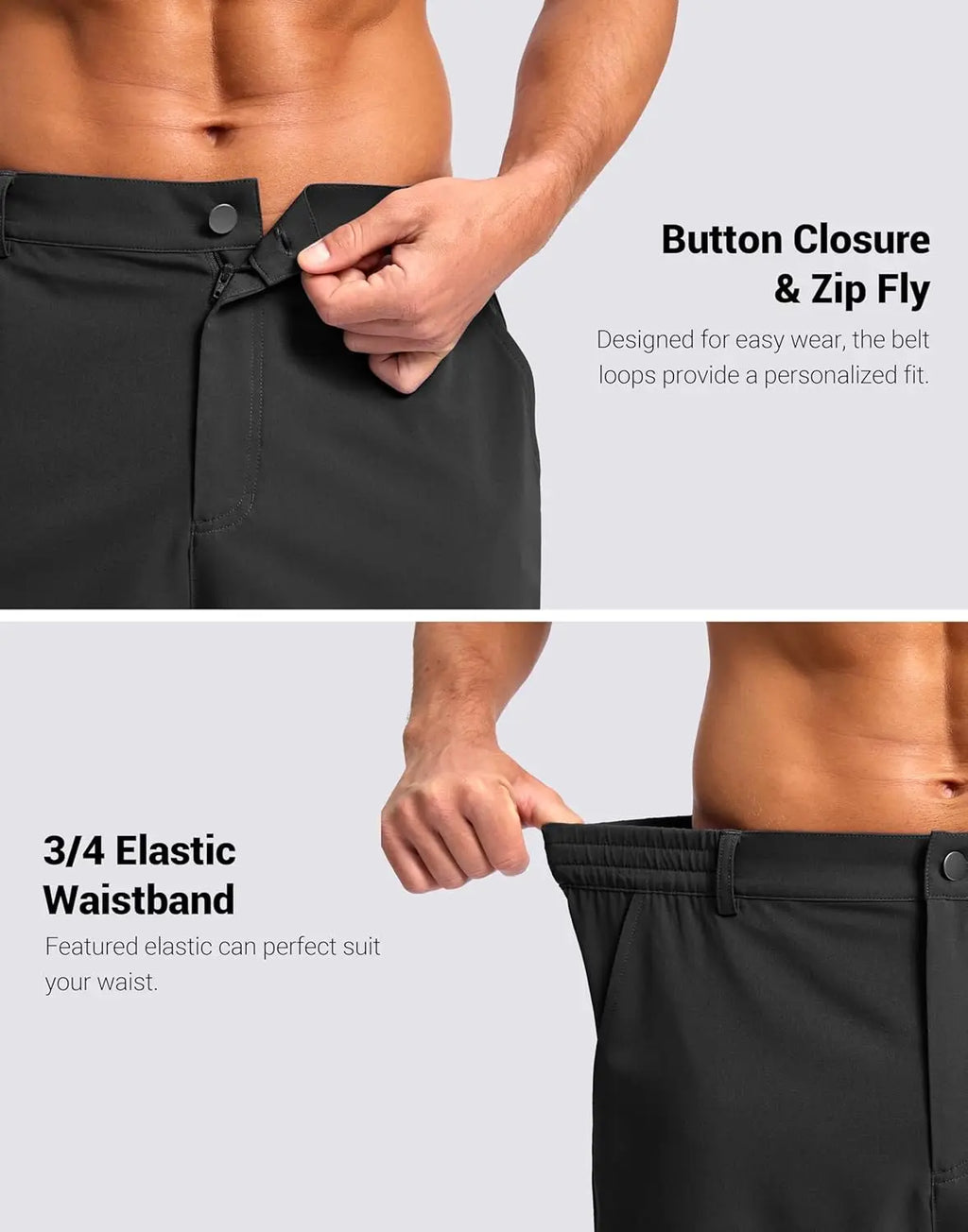 Mens 11 Inch Stretch Golf Shorts