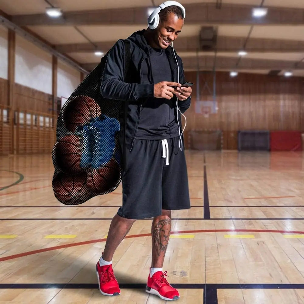 Extra Large Mesh Sports Ball Bag