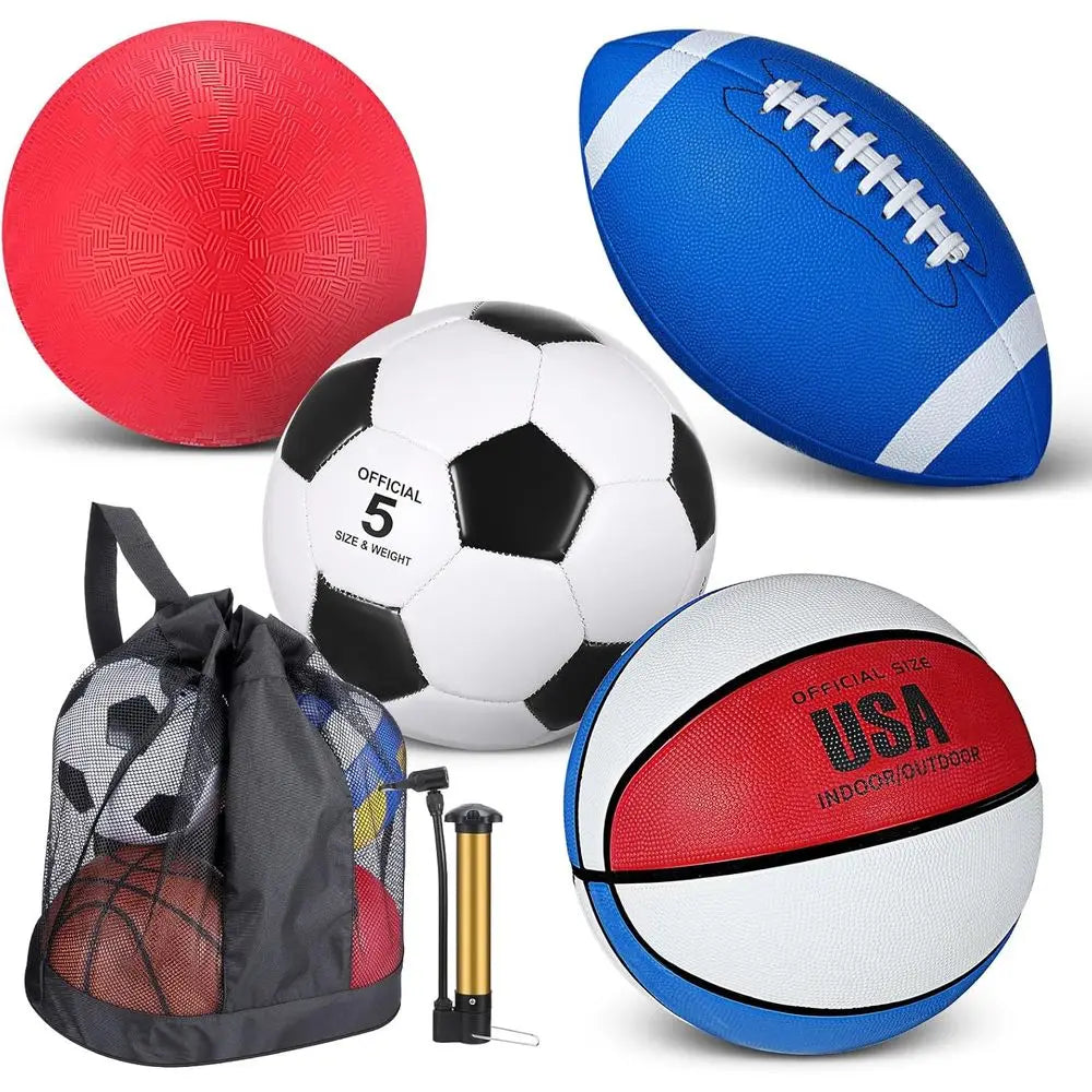 4-Piece Sports Balls Set: