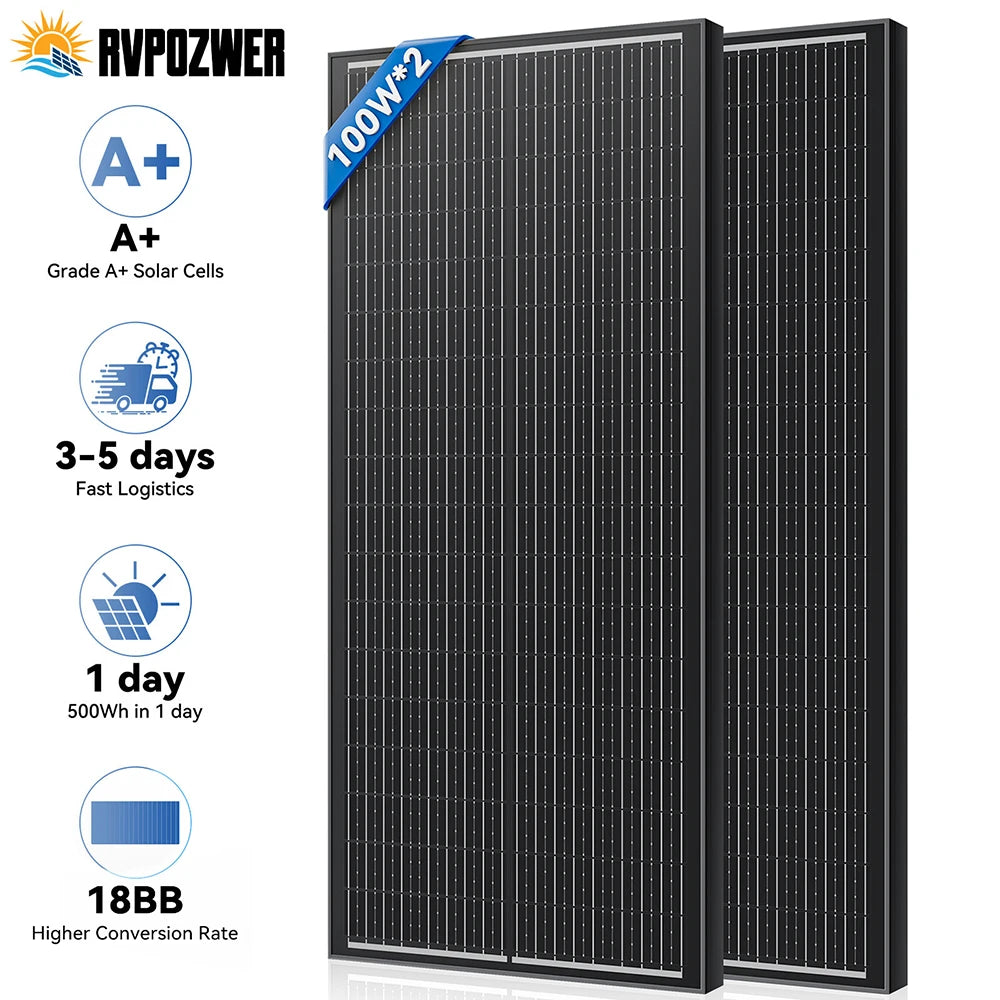100W Solar Panels 18BB N-Type