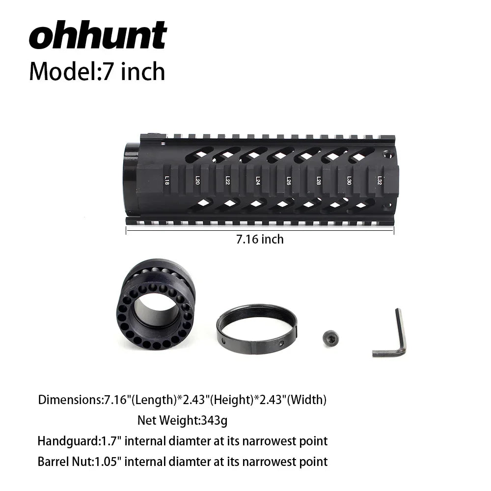 4"-15"Free Float M4 AR15 M16 Mount