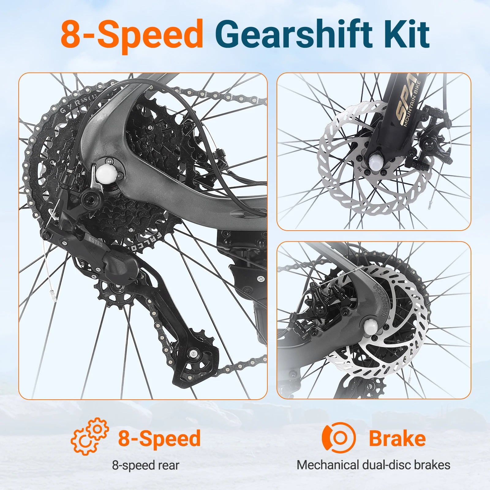 27.5 Inch  8 Speed Mountain Bike