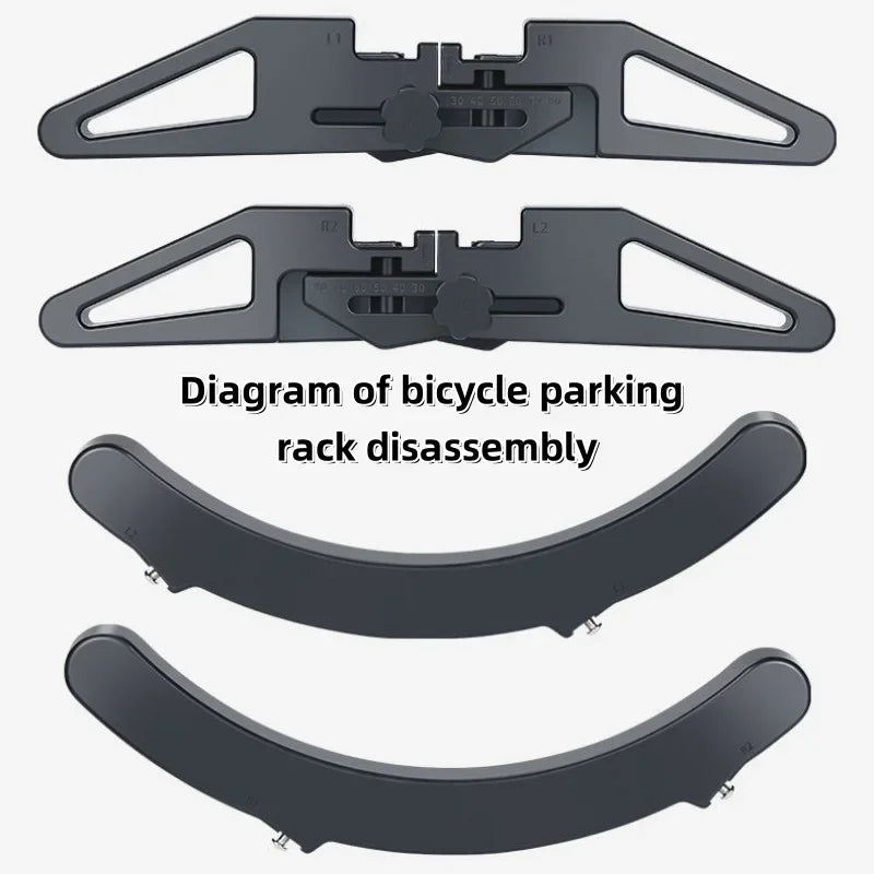 Adjustable bicycle floor bracket