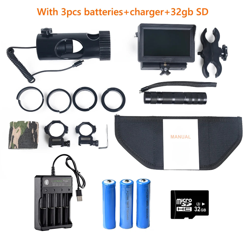Hunting Riflescope Night Vision IR Optics
