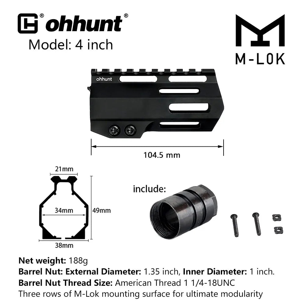 AR15 Free Float M-LOK Handguard