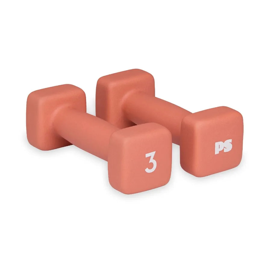 32lb Neoprene Dumbbell Set with Rack