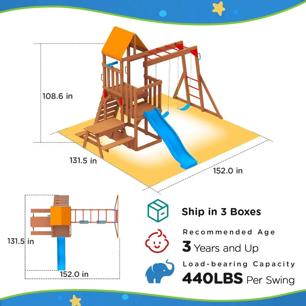 Playground Wooden Swing Sets
