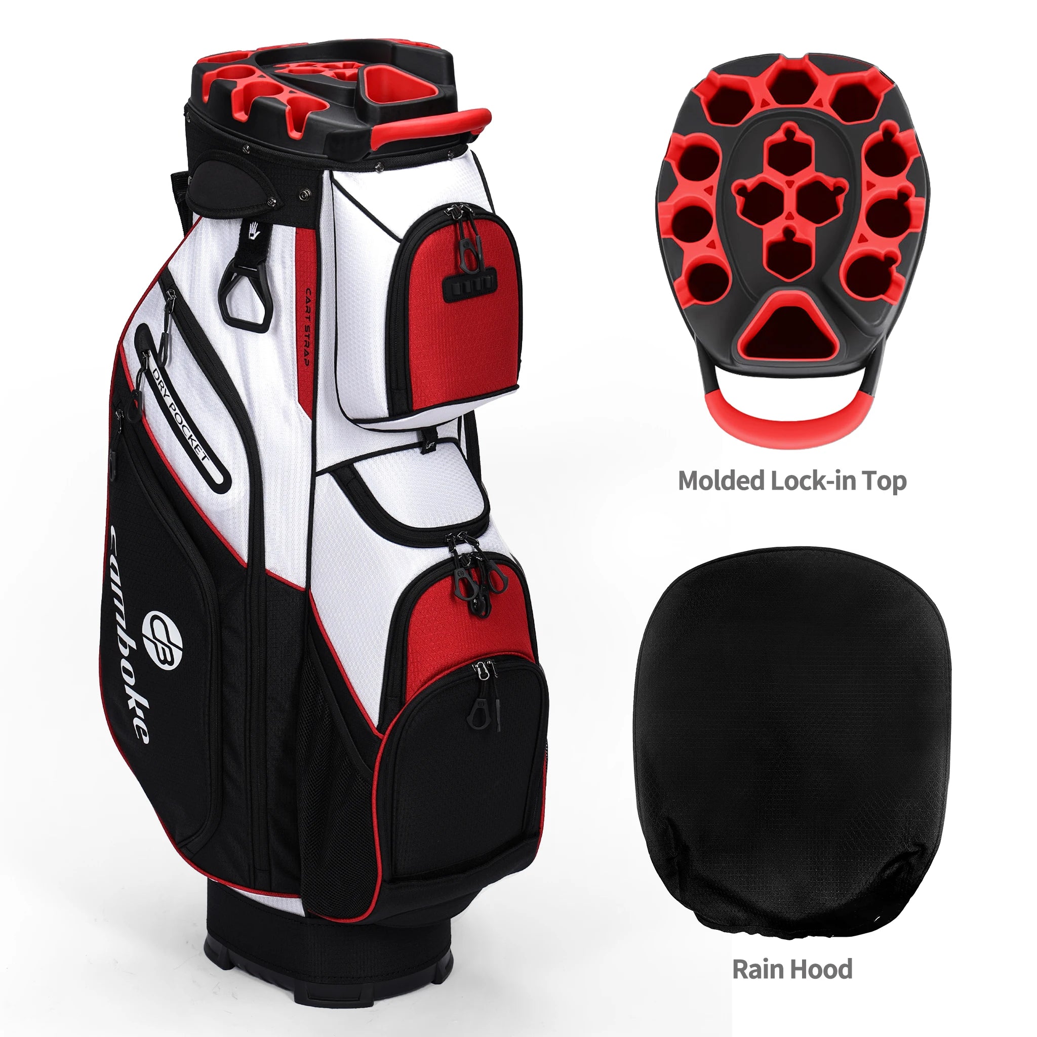 14 Way Full Length Dividers Golf Cart Bag