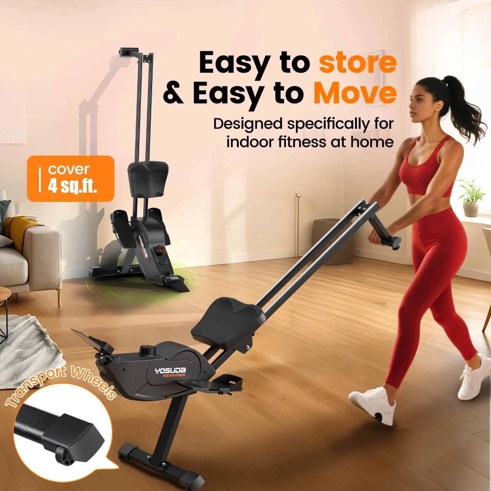 Magnetic Rowing Machine 350 LB Limit