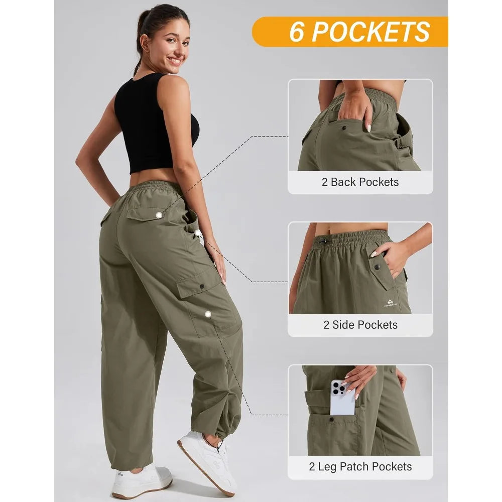 Women's  Parachute Cargo Pants