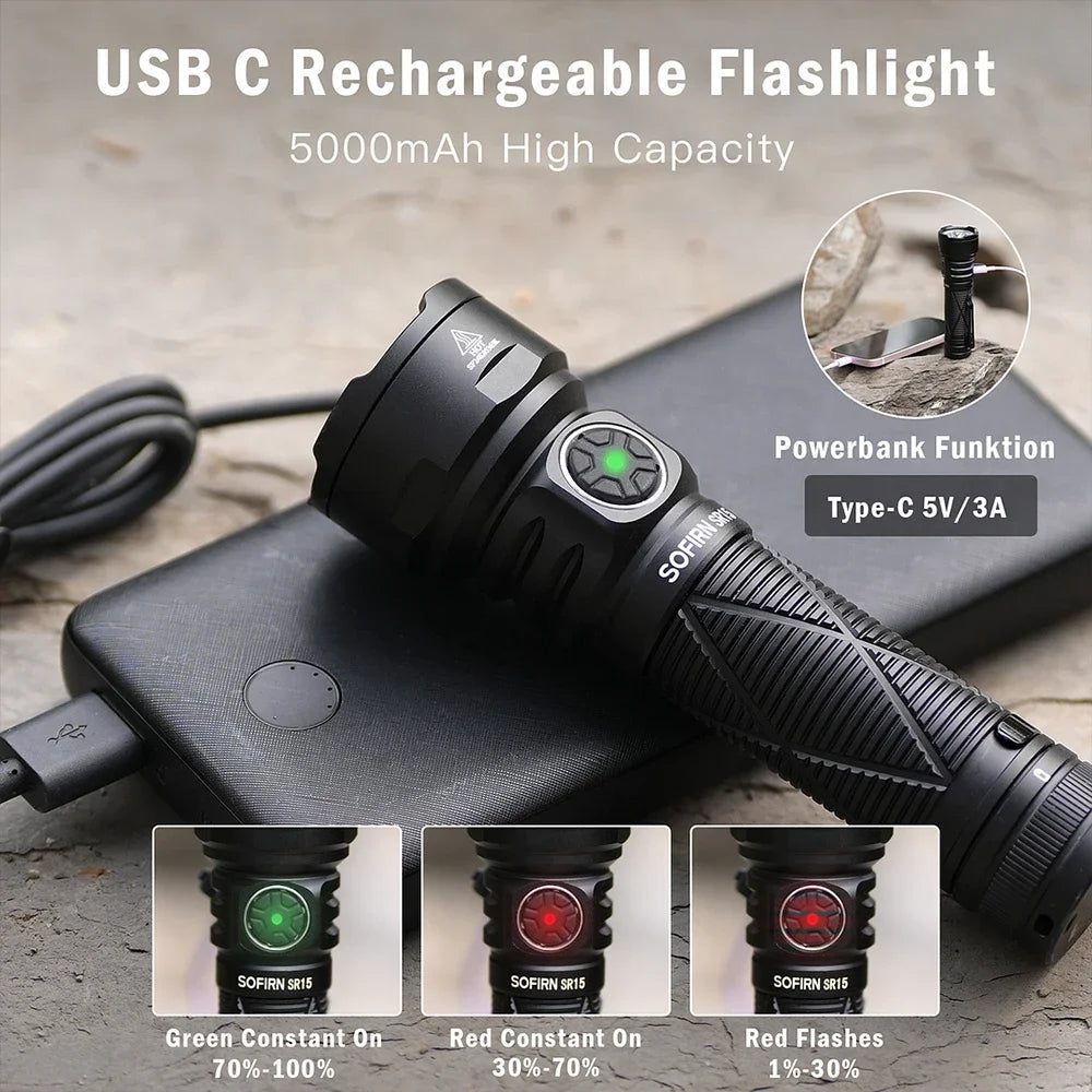 SR15 4500LM Flashlight