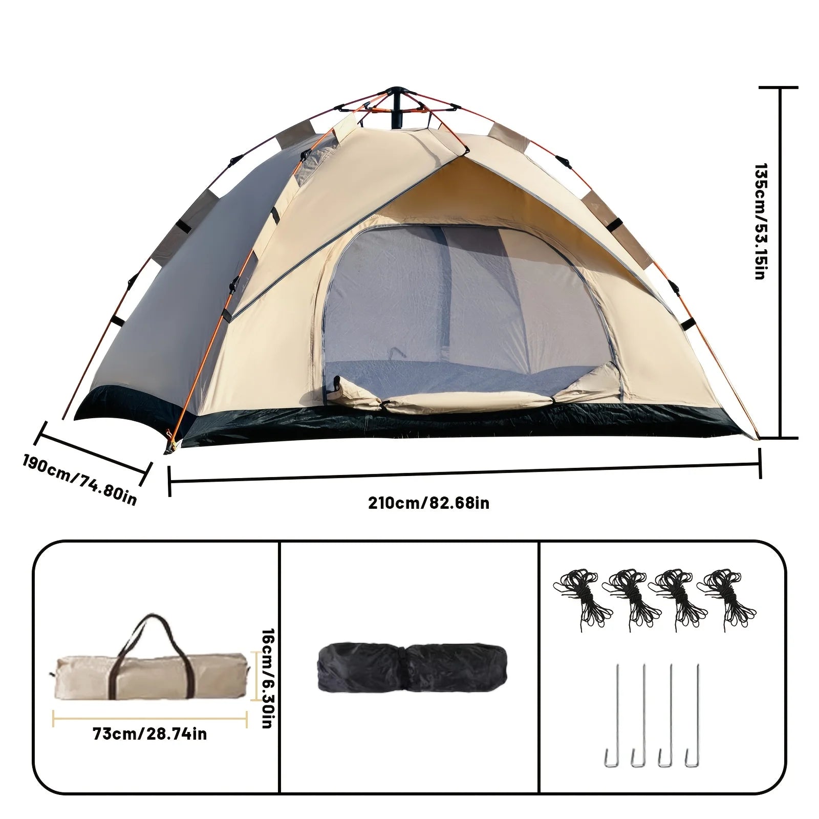 Automatic Instant Setup Camping Tent