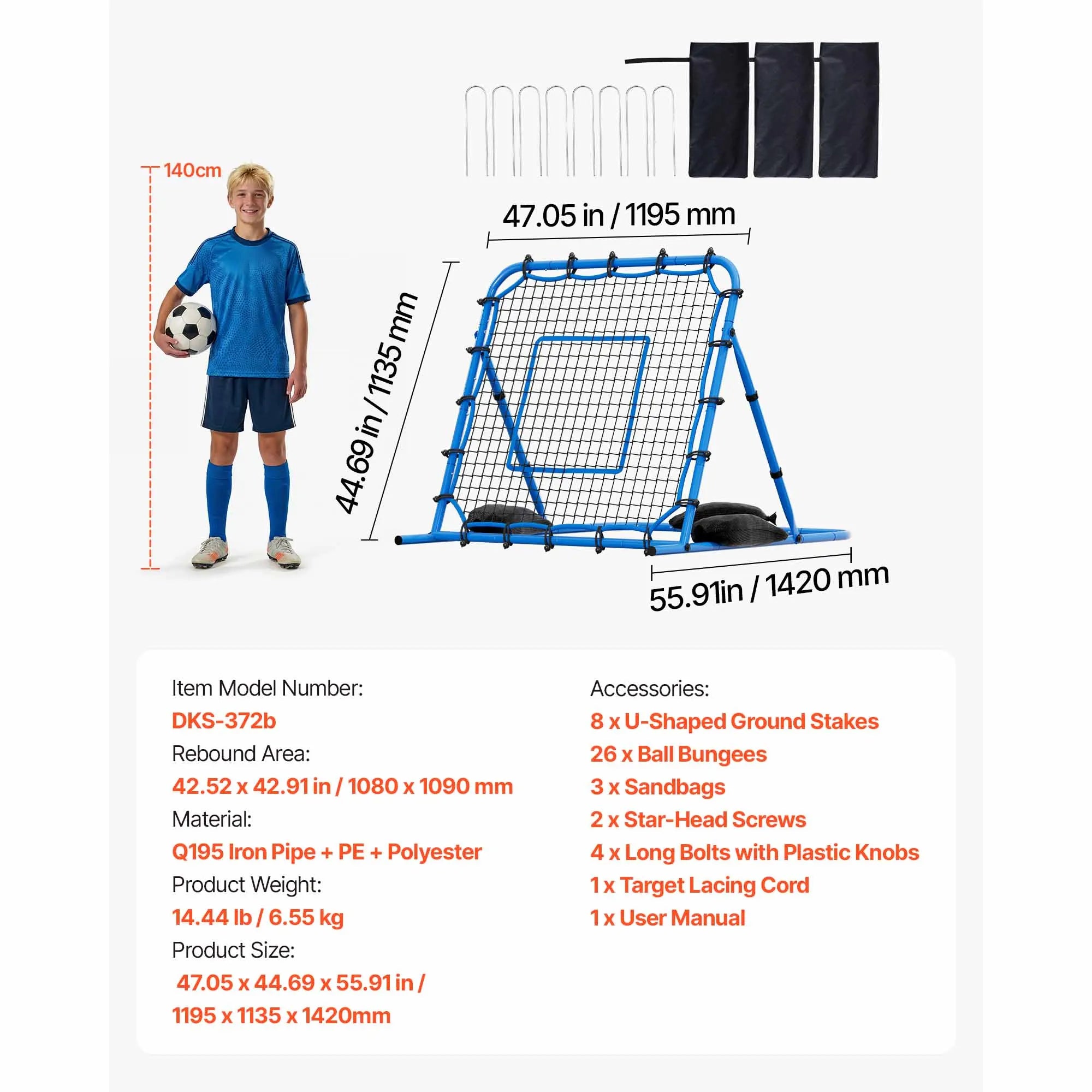Soccer Rebounder Net