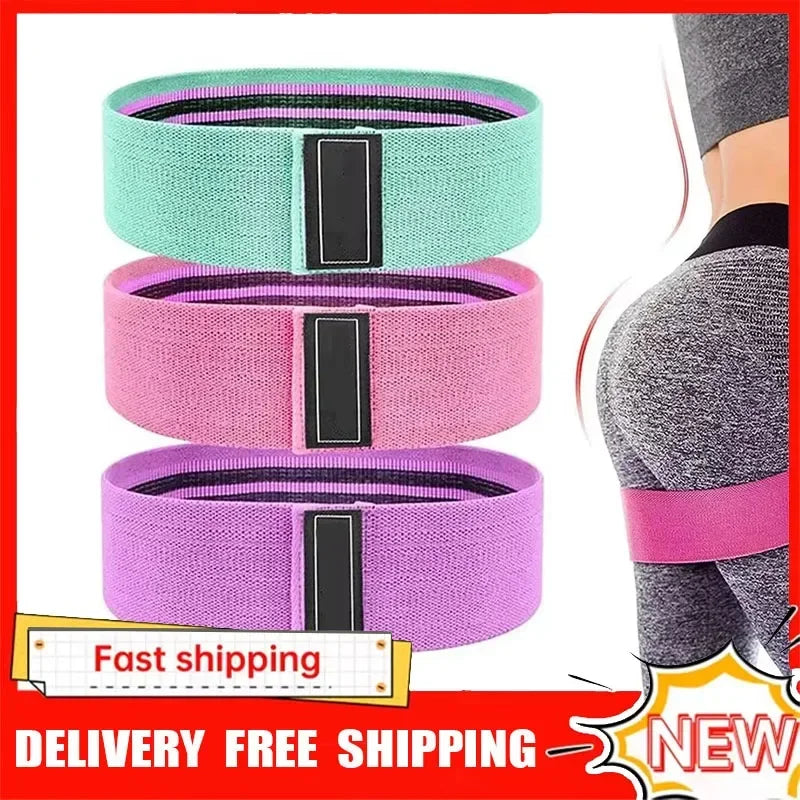 Fabric Resistance Hip Booty Bands