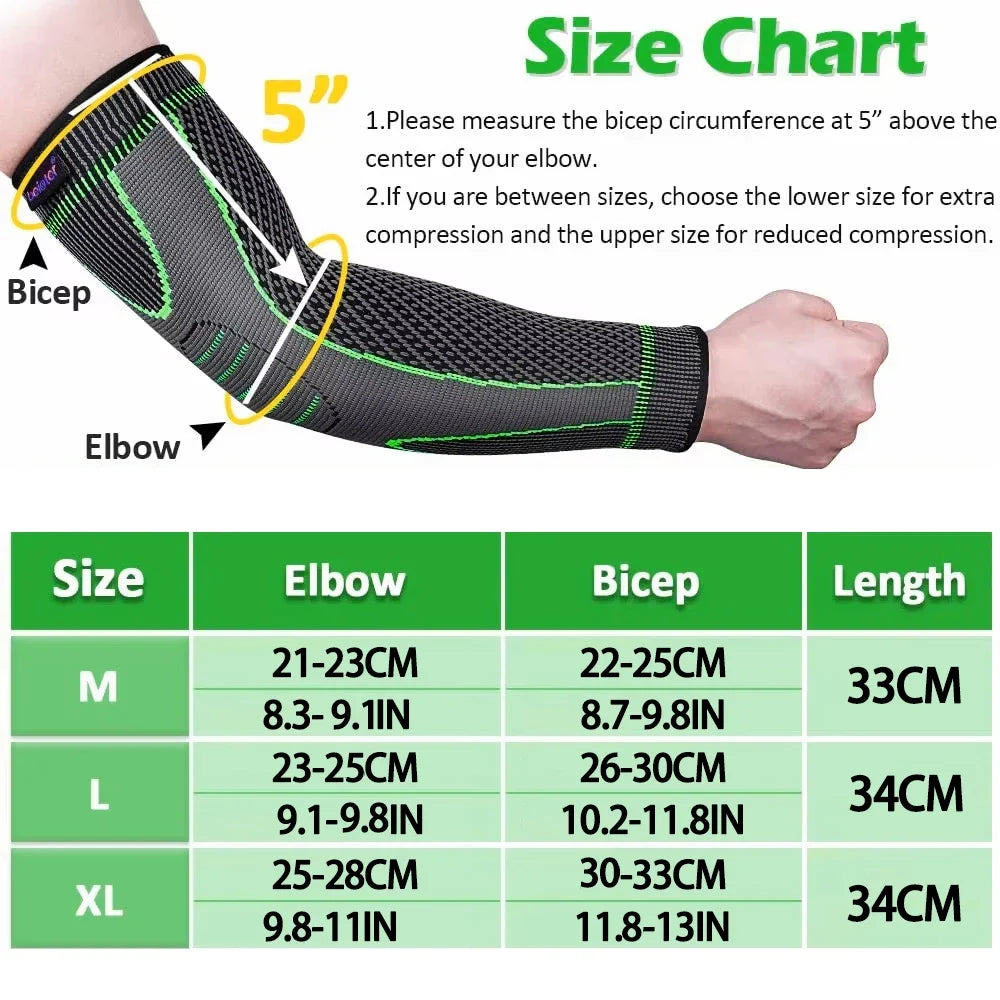 Elbow  Compression Arm Sleeves for  tennis elbow