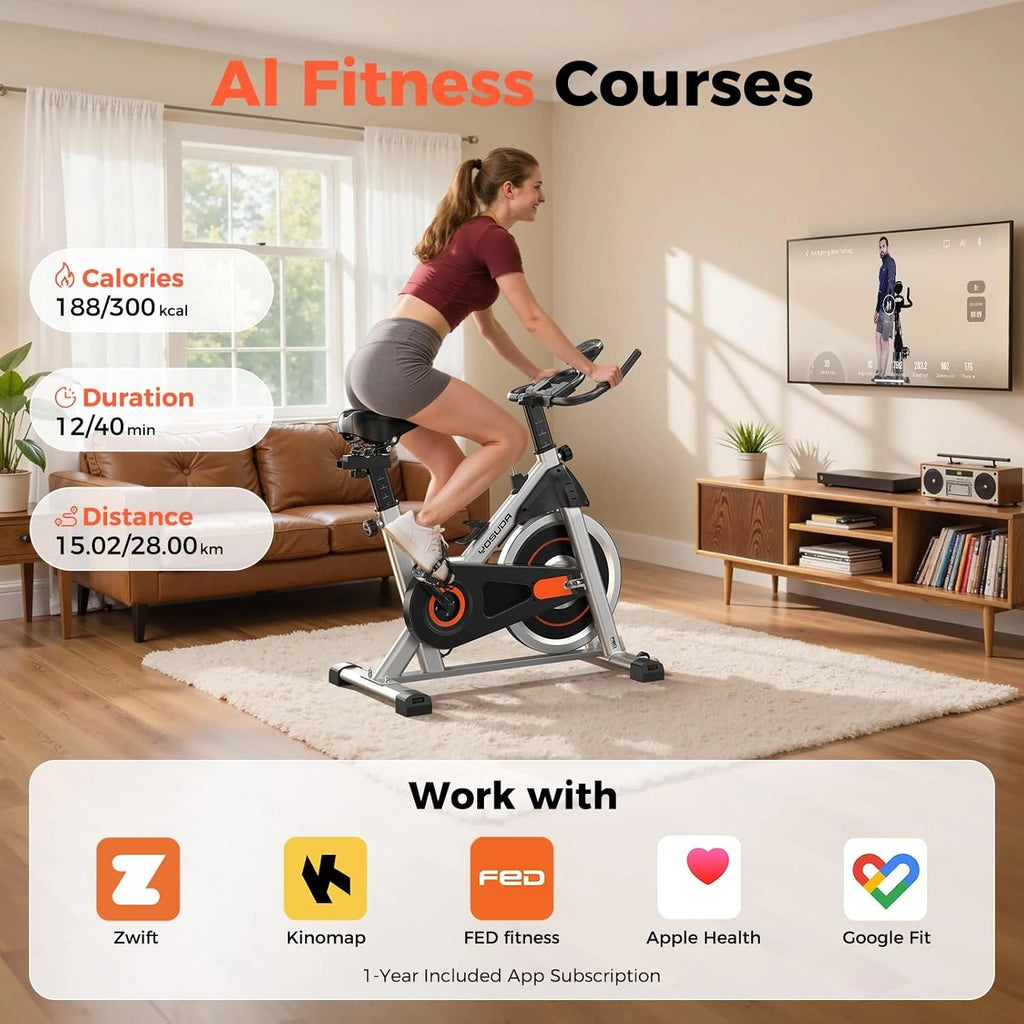 Exercise Bike Stationary 300 LBS Limit