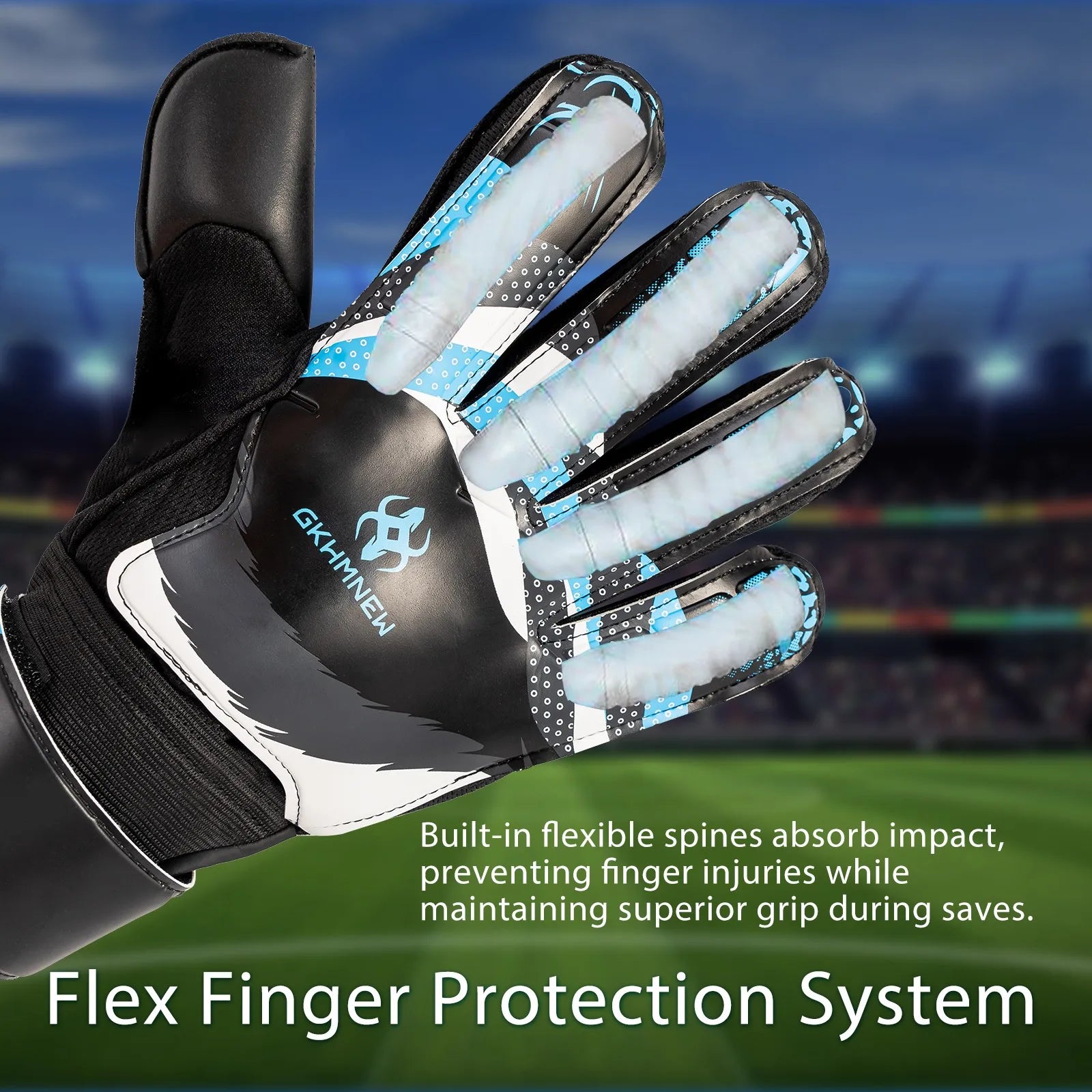 Soccer Goalkeeper Gloves for Kids