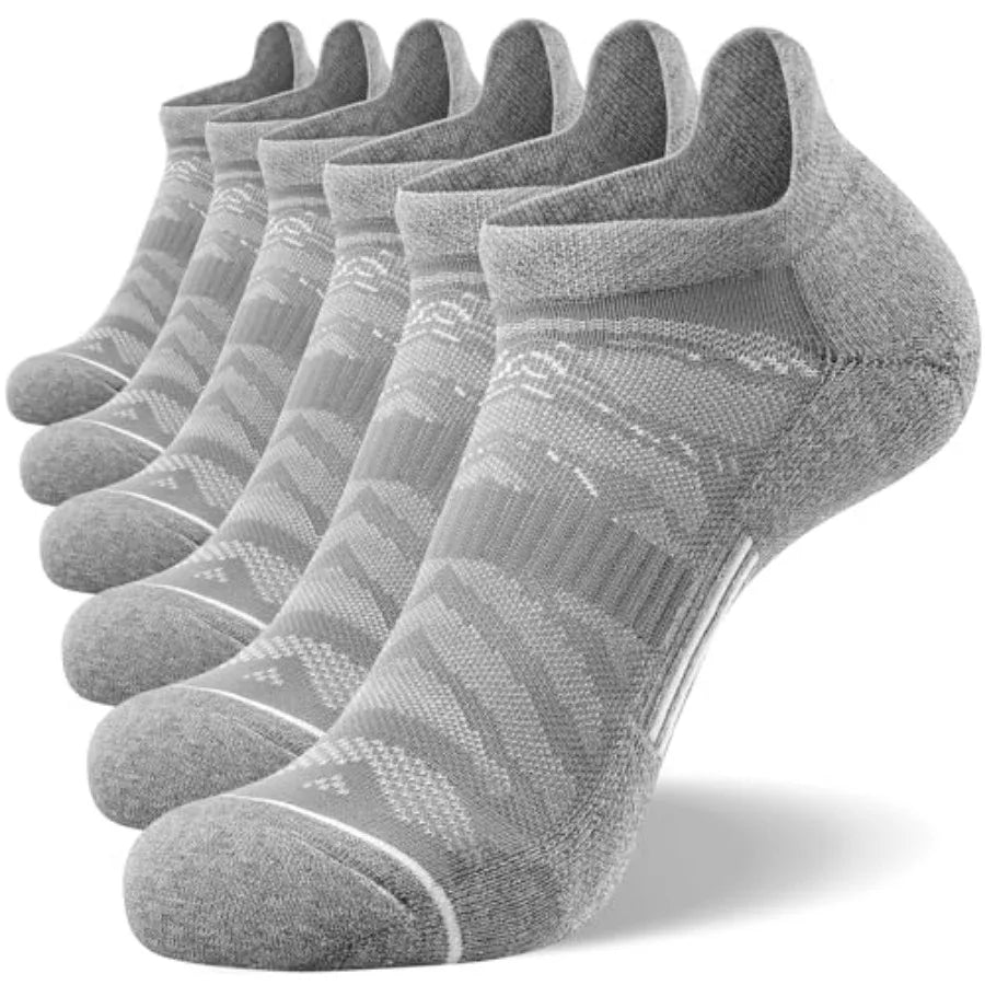 Men's 6 Pack Ankle Running Socks