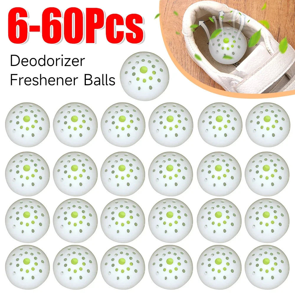6-60PCS Deodorant Balls For Shoes