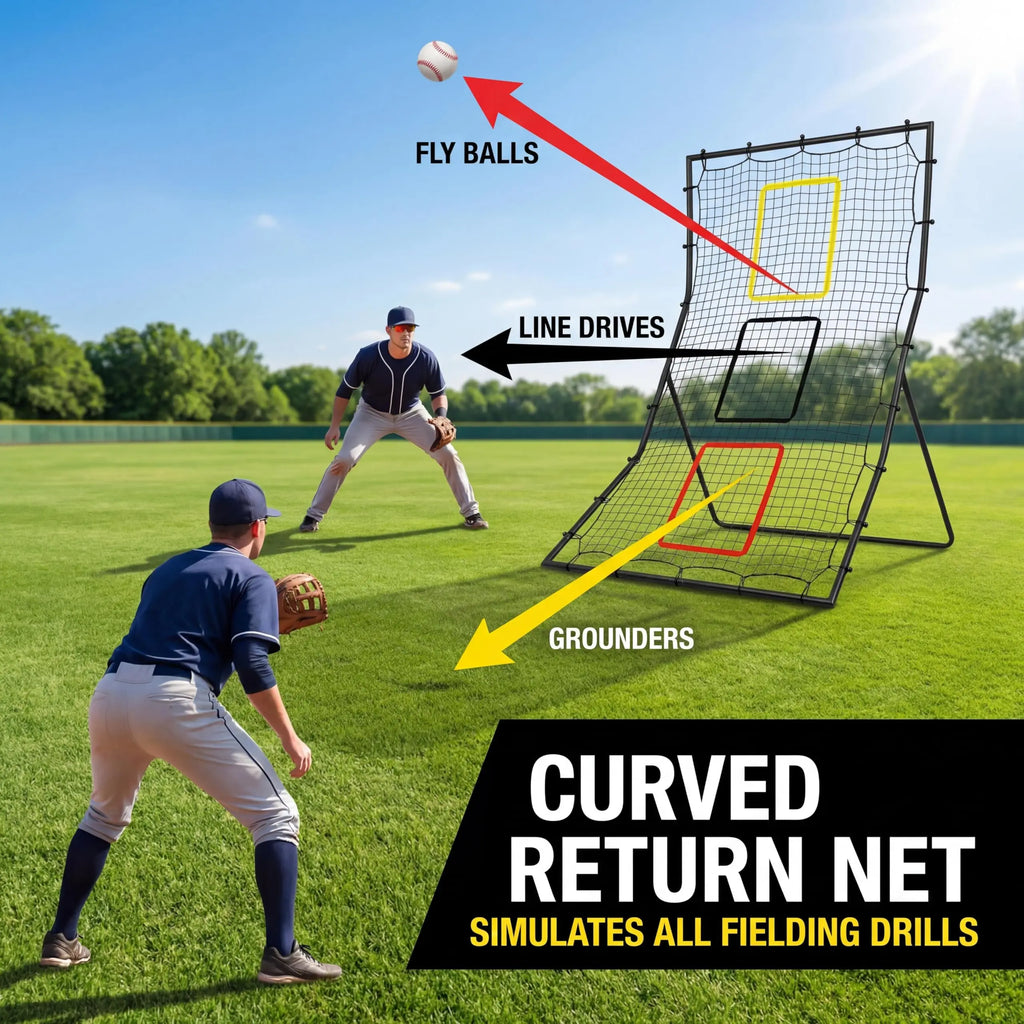 Softball Baseball Back Net - 6 x 4