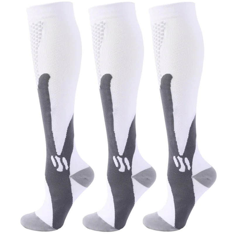 Pairs Men Compression Socks Football Soccer